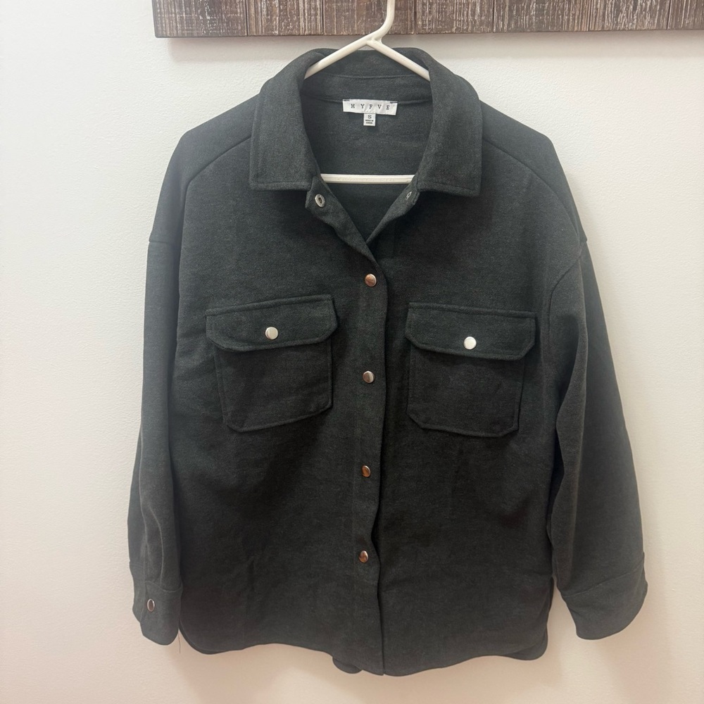 HYFVE Dark Gray Utility Jacket small